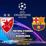 Prediksi Crvena Zvezda vs Barcelona