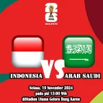 Prediksi Indonesia vs Arab Saudi