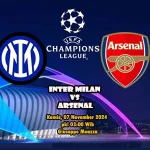Prediksi Inter Milan vs Arsenal