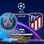 Prediksi PSG vs Atletico Madrid