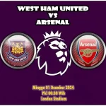 Prediksi West Ham vs Arsenal