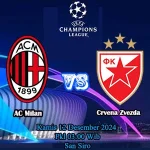 Prediksi AC Milan vs Crvena