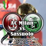 Prediksi Milan vs Sassuolo