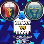 Prediksi Bola Genoa vs Lecce
